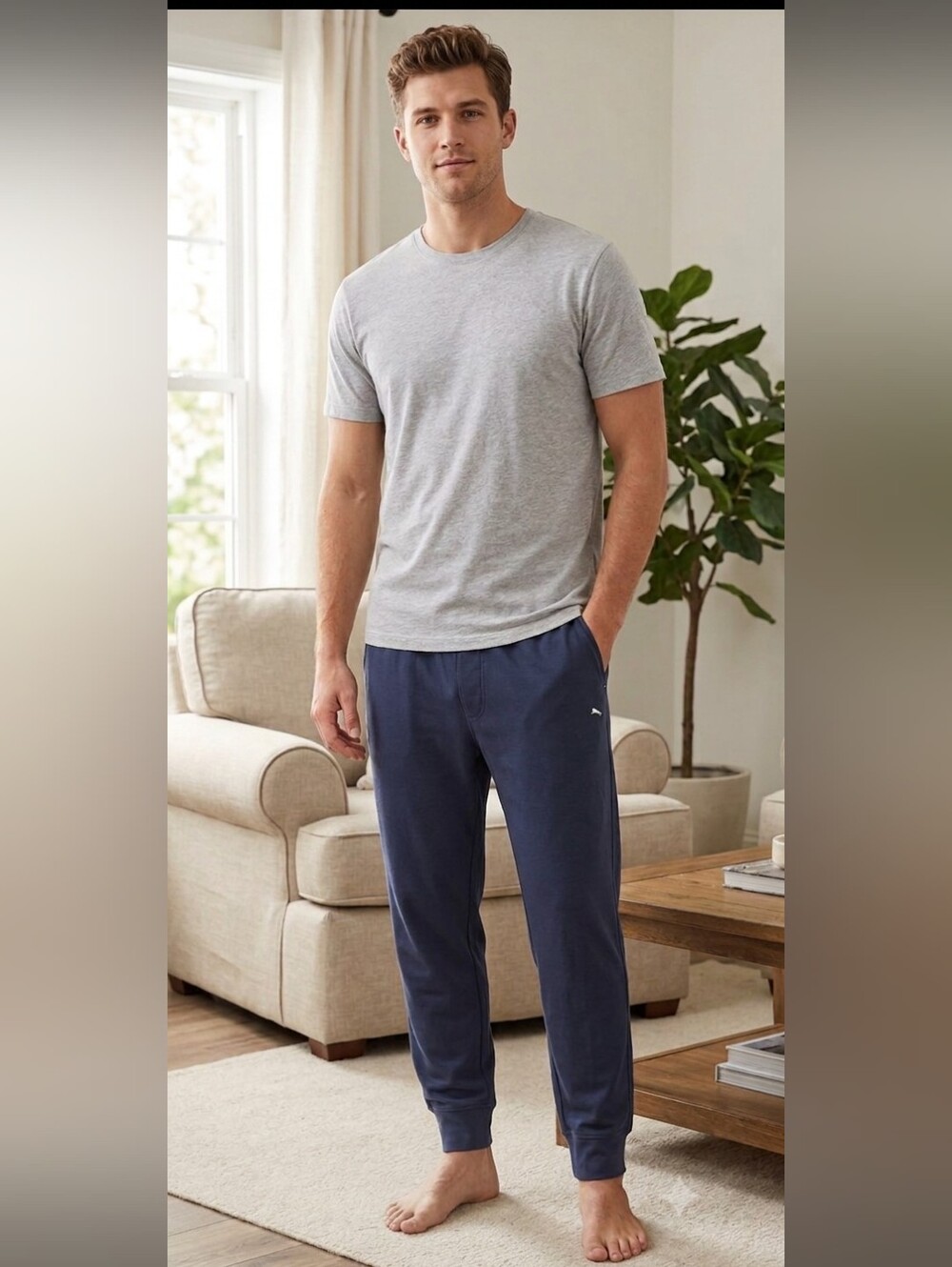 Tommy Bahama Men's Navy Lounge Jogger